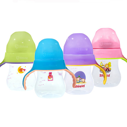 Glow in the Dark Feeder with Handle BPA Free and Anti-Colic