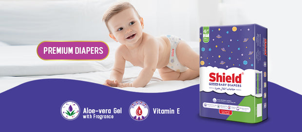 <strong>Shield Premium Baby Diaper Mega Pack</strong>