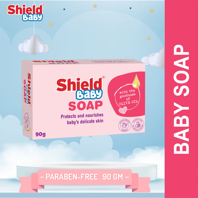 Baby Soap with Olive Oil infused Hypoallergenic & Paraben-Free