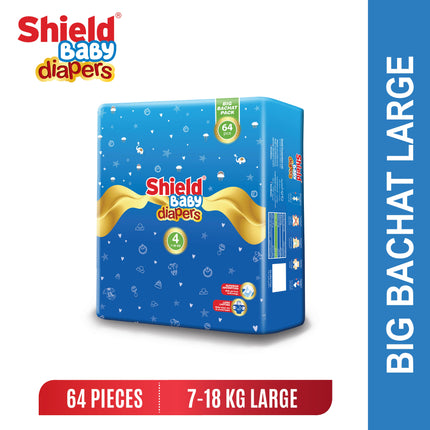 Big Bachat Pack Diaper Size 4 Large 64 Pcs for 7 to 18 Kg