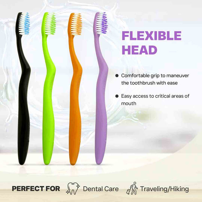 ELEGANT ToothBrush with Super Soft filaments for gentle brushing
