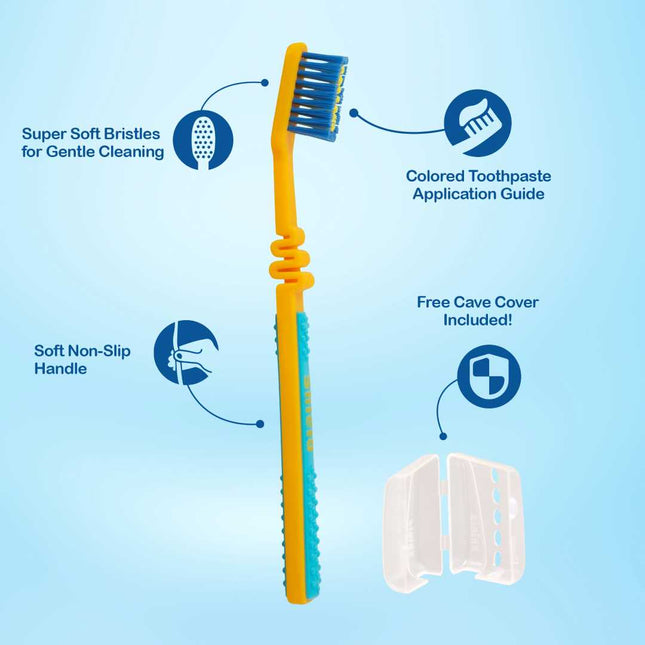 FLEX JUNIOR Toothbrush with Soft Bristles for a Gentle and Effective Clean