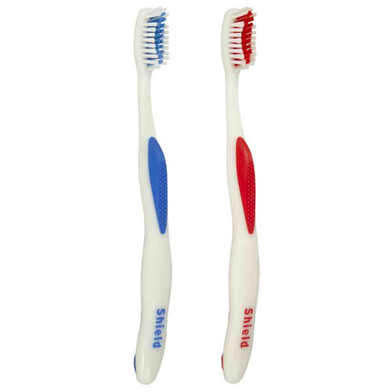 SENSATION Toothbrush with Curved Head for Deeper Reach