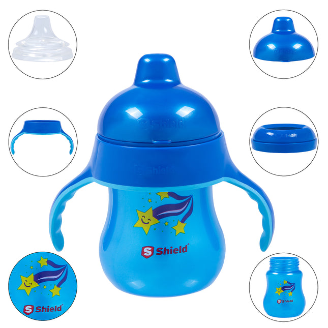 Sippy cup with wide handles Spill Proof Soft Spout BPA Free
