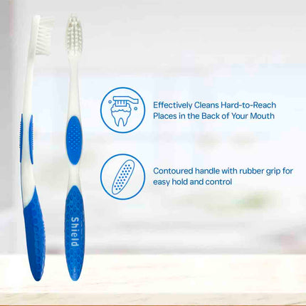 ANTIBAC Toothbrush with Anti-Bacterial Filaments for BETTER PROTECTION