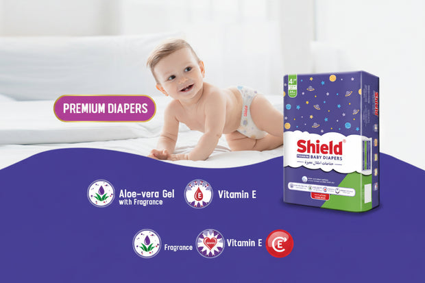 <strong>Shield Premium Baby Diaper Mega Pack</strong>