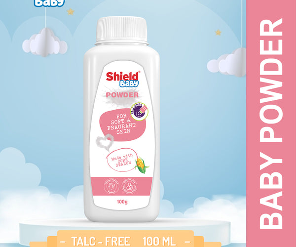 Cornstarch Fragrance Free Talc Shield Baby Powder Talc-Free Made