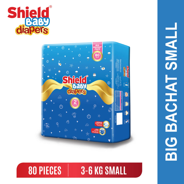 Big Bachat Pack Diaper Size 2 Small 80 Pcs for 3 to 6 Kg
