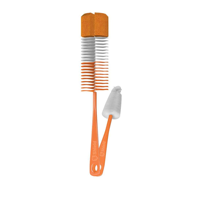 Bottle Cleaning Brush Twin Pack with Sponge Head