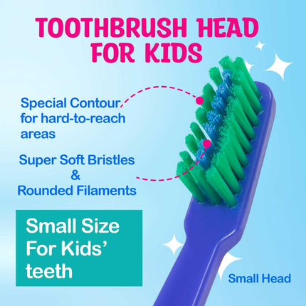 FLEX JUNIOR Toothbrush with Soft Bristles for a Gentle and Effective Clean