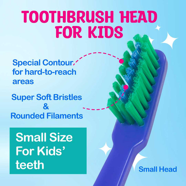 FLEX JUNIOR Toothbrush with Soft Bristles for a Gentle and Effective Clean