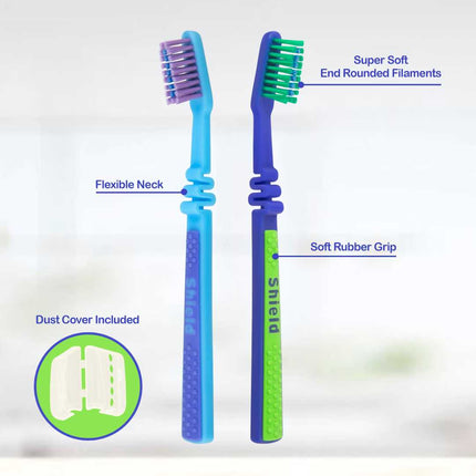 FLEX JUNIOR Toothbrush with Soft Bristles for a Gentle and Effective Clean