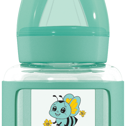 Glass Feeder with Handle and Silicone Protector