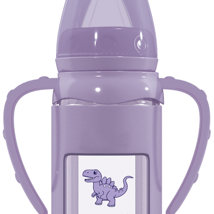 Glass Feeder with Handle and Silicone Protector