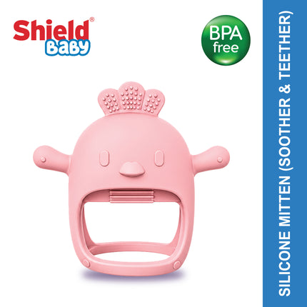 Silicone Mitten Soother & Teether 3M+ | Gentle Comfort for Your Baby’s First Teething Journey!