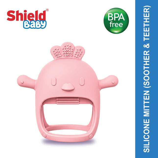 Silicone Mitten Soother & Teether 3M+ | Gentle Comfort for Your Baby’s First Teething Journey!