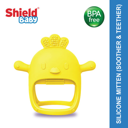 Silicone Mitten Soother & Teether 3M+ | Gentle Comfort for Your Baby’s First Teething Journey!