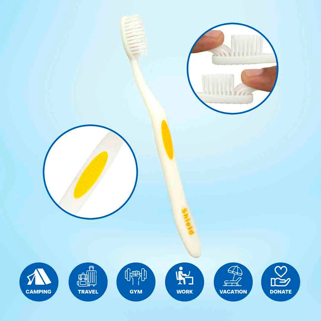 SMOKERS Toothbrush with Hard Filaments for Removing Smoke Stains