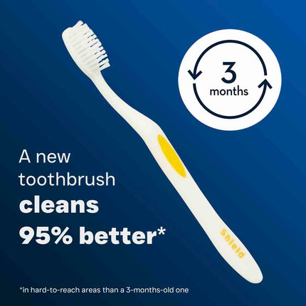 SMOKERS Toothbrush with Hard Filaments for Removing Smoke Stains